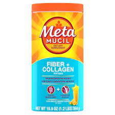 metamucil fiber collagen peptides powder orange 19 9oz