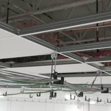 structural grid ceiling installation