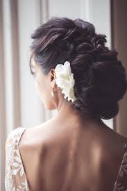bridal wedding hair and wedding makeup