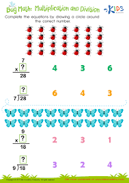 Multiplication And Division Worksheet