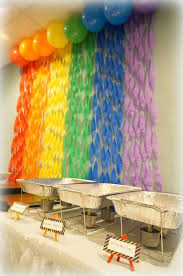 crayola rainbow birthday party ideas
