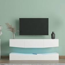 Modern Wall Mounted Led Tv Stand With