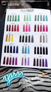 Pulpriot Haircolor Chart In 2019 Hair Color Hair Color
