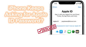 iphone keeps asking for apple id