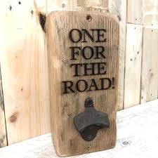 One For The Road Reclaimed Wood Wall