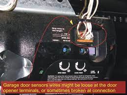 garage door sensors overhead door