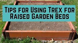 using trex for raised garden beds