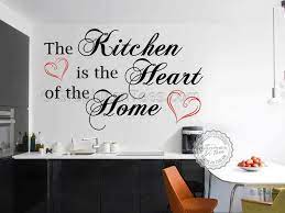 Kitchen Is The Heart Of The Home Wall