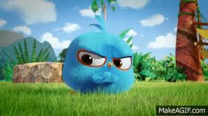 angry birds blues the cutest weapon