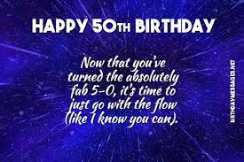 50th birthday wishes es happy