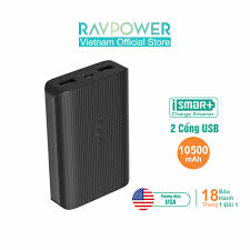 Pin Sạc Dự Phòng RAVPower RP-PB133 10500mAh iSmart 2.0 - Hàng Chính Hãng -  Samsung