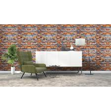dundee deco falkirk jura iii 1 4 in x 28 in x 30 in l stick orange grey beige faux stone pe foam decorative wall paneling