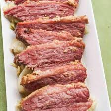 baked corned beef with mustard and