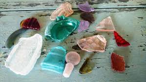 Beach Combing For Sea Glass In Maine
