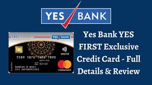 Maybe you would like to learn more about one of these? Yes Bank Yes First Exclusive Credit Card Review Full Details Infinia Vs Yes First Exclusive Youtube