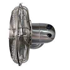 Metal Table Fan In Brushed Nickel 92605