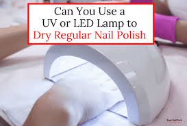 led l to dry regular nail polish