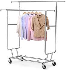 Get your pipe precut at the lumber yard to save time and effort. Yaheetech Commercial Clothing Garment Rack Rolling Collapsible Rack Hanger Holder Heavy Duty Double Rail Clothes Rack Extendable Clothes Hanging Rack 2 Omni Directional Casters W Brake 250 Lb Capacity Amazon Ca Home