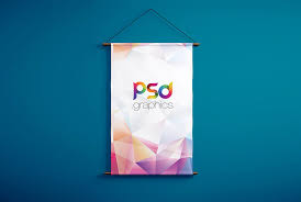 Just add your own custom design inside the smart object and you are done. Free Wall Hanging Banner Mockup Mockuptree