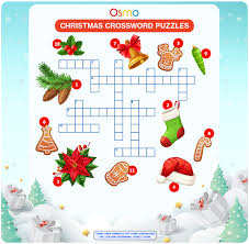 christmas crossword puzzles