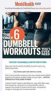 the only 6 dumbbell workouts you need