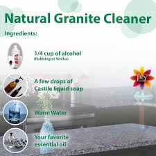 natural homemade granite cleaner