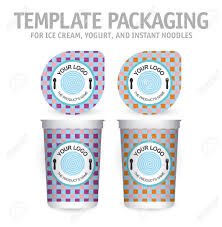 Big Yogurt Cup With Lid On White Collection Of Design Templates