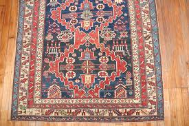antique dated caucasian shirvan rug no