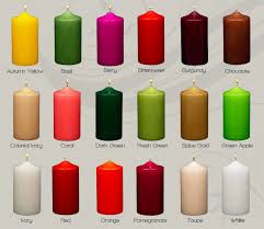 Patrician Candles Pillar Color Chart