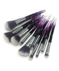 crystal makeup brush set