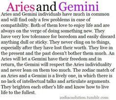 Most Popular Aries And Gemini Compatibility Percentage The