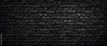 Texture Of A Perfect Black Brick Wall