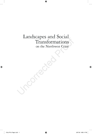 Pdf Landscapes And Social Transformations On The Northwest