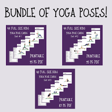 kids yoga pose cards