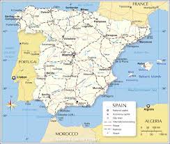 A database of 170 prominent cities in spain. Political Map Of Spain Nations Online Project