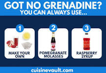 What is a grenadine substitute?