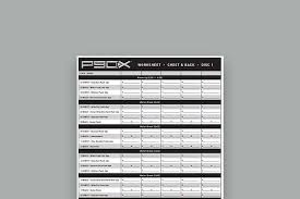p90x chest and back workout free