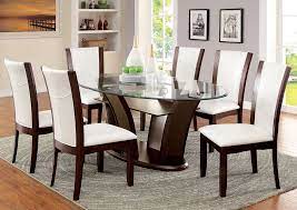 Manhattan L Oval Dining Table W 6 Side
