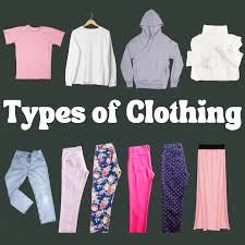 215 types of clothes 2024 names