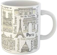 milctabe funny coffee mug paris