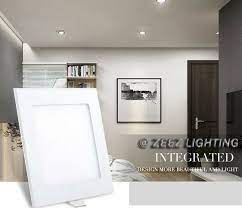 10x Cool White 3w Square Led Recessed