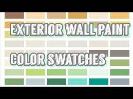 wall paint color swatches elastomeric