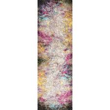 nuloom 2 x 8 indoor abstract runner rug