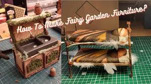 Make Fairy Garden Furniture