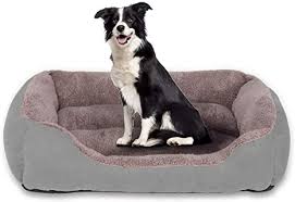 Many large dog beds have removable covers that you can machine wash, and some are even designed to be tossed directly into the washer without removing the cover. Amazon Com Dog Beds For Large Dogs Washable Pet Sofa Bed Large Extra Firm Cotton Breathable Soft Couch Small Puppies Cats Sleeping Orthopedic Beds Xx Large Kitchen Dining