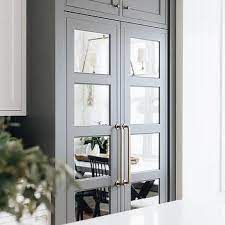 Mirrored Kitchen Cabinet Doors Design Ideas