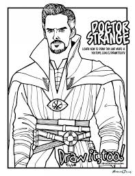 This is something i colored doing a collaboration with immadrawonyourface. Coloring Page Doctor Strange Coloring Pages