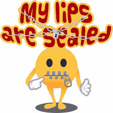 my lips are sealed smiley guy sticker