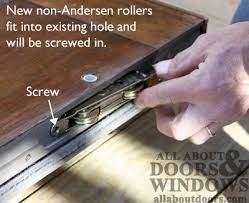 Rollers In An Andersen Gliding Door