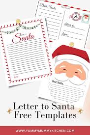 free printable dear santa letters